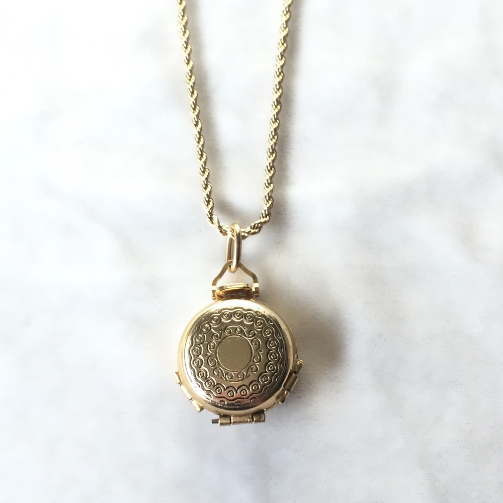 Four Picture Locket Necklace